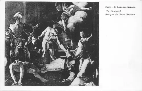 BF34254 roma s louis des francais Gemälde Märtyrer Heiliger Italien Vorder-/Rückseitenscan