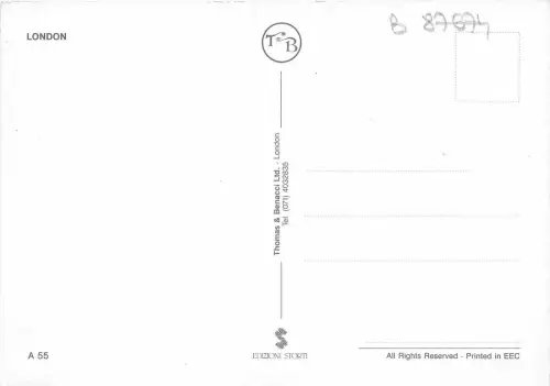 B87674 hi from trafalgar square london uk