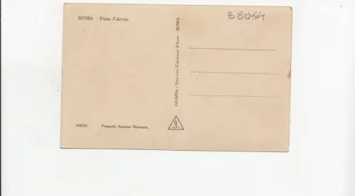 B80464 roma ponte fabrico italy front/back image