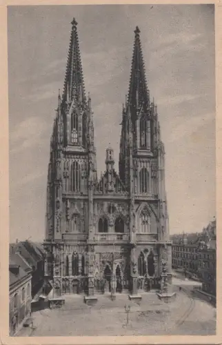 B79571 Regensburg Dom Deutschland Vorder-/Rückbild