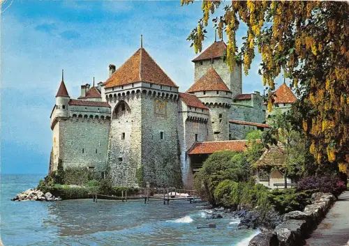 B75742 montreux le chateau de chillon switzerland