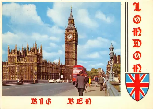 BR2778 Big Ben The clock tower London uk