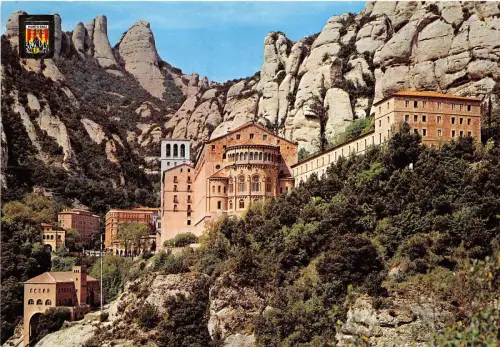BR3748 Montserrat Abside de la Basilica Spanien
