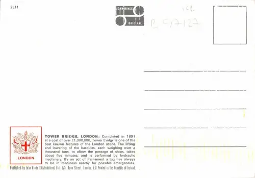 B97127 tower bridge london uk