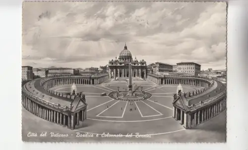 BF32860 citta del vaticano basilica e colonnto del italy front/back image