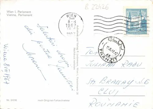 B22426 Straßenbahn alte Straßenbahn Wien Österreich