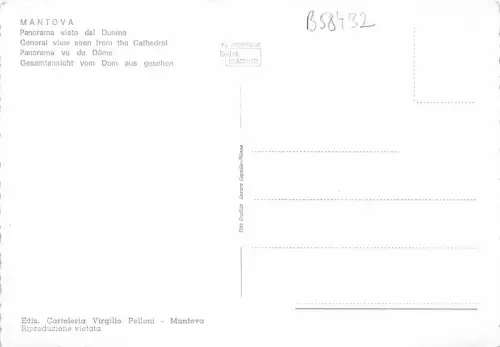 B58432 Mantua Panorama Italien