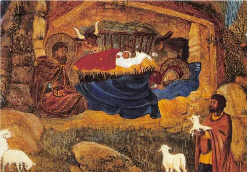 BF38946 Jesuskind Gemälde Kunst Postkarte