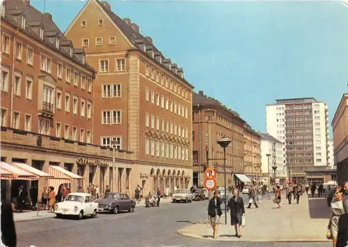 BG12551 karl marx stadt innere klosterstrasse car voiture germany