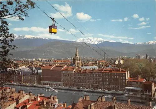 BR13694 Telepherique de la Bastille Seilbahn Grenoble Frankreich
