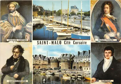 BR1613 Frankreich Saint-Malo Celebrites Boote Bateaux Multi Vues