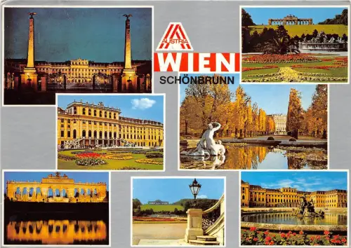 B31909 Wien Schloss Schönbrunn Die Gloriette Multi Ansichten Österreich
