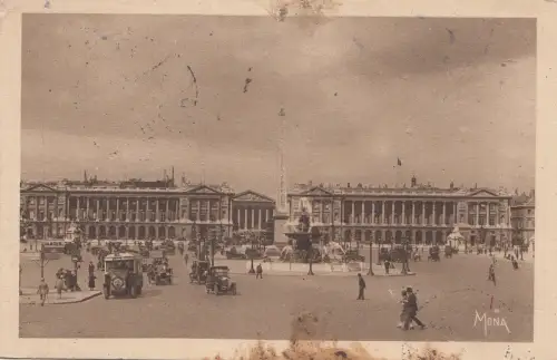 B79890 paris la place de la concorde france front/back image