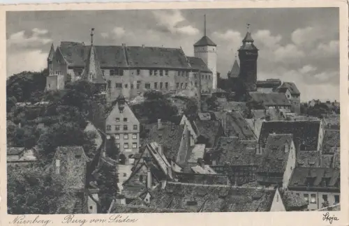 B80436 nurnberg burg von luden deutschland vorder-/rückbild