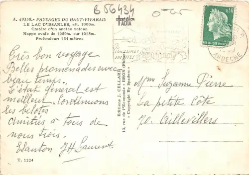 B56434 Le Lac d'Issarles Schaf Boote Bateaux Multiviews Frankreich