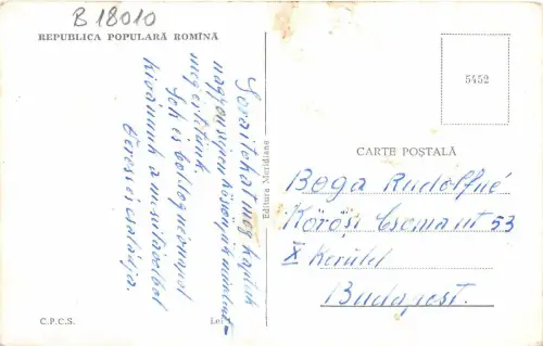 B18010 Chemin de fer Alte Straßenbahn Tram Oradea