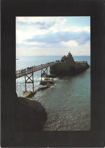 BR8808 La Rocher de la Vierge Biarritz Frankreich