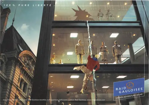 B9146 Mode Fashion Raid Gauloises Commercial PPC