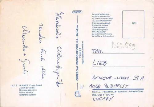 B62599 Blaines Jardin Botanico multiviews spanien