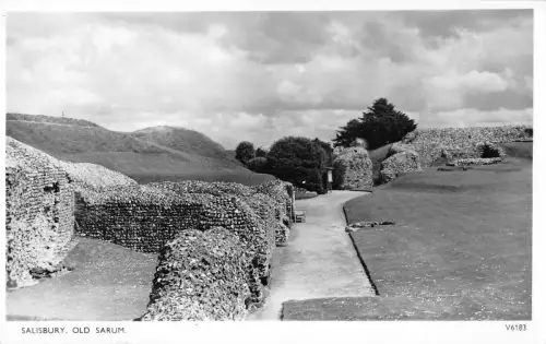 uk19179 old sarum salisbury real photo uk