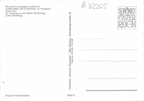 B32265 Luftkurort Lofer Österreich