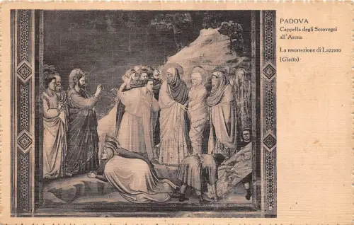 B6880 Arts Peintures Padova Cappella degli Scrovegni La resurreizione di Lazzaro
