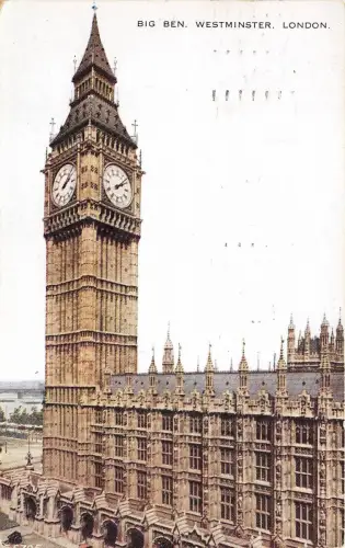 B90822 big ben westminster london uk