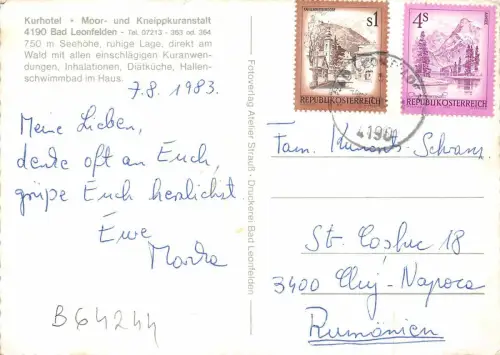 B64244 Bad Leonfelden Kurhotel Multiviews Österreich