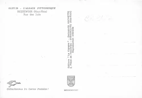 BR3427 Riquewihr Rue des Juifs Frankreich