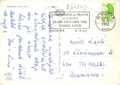 B64375 Frankreich Jonzac Multiviews