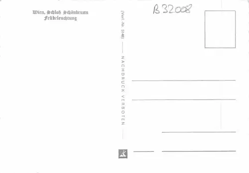 B32008 Wien Scholob Schönbrunn Filzbeleuchtung Österreich