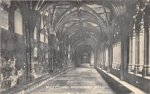 BR61290 west cloister westminster abbey london uk
