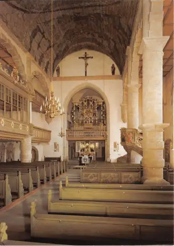 B83298 kirchenburg st michael osthein v d rhon deutschland