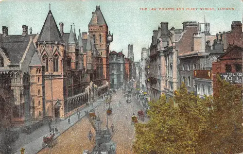 uk26366 fleet street and law courts london uk