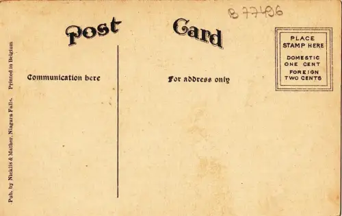 B77496 ice mountainl canada scan front/back image