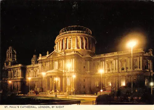 BR89752 st paul s cathedral london by night uk