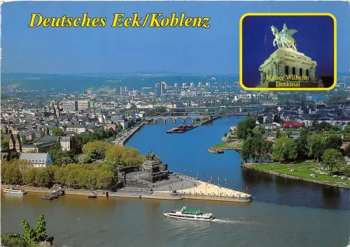 B83497 detsches eck koblenz schiff germany