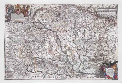 BC60072 Karten Cartes geographiques Magyarorszag terkepe Giacomo de Rossi Roma