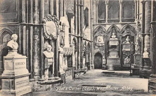 B90810 Poets Corner East Westminster Abbey London UK