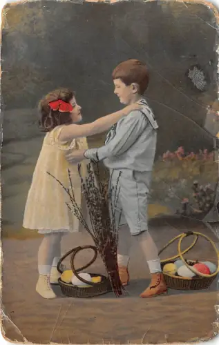 BC62054 Pasques Easter Fetes Ostern Enfants Ei Rumänien Paste