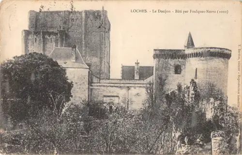 BF5115 loches le donjon bati par foulques nerre france Frankreich