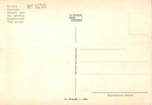 BT1539 Roma Panorama Italien
