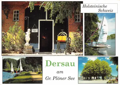 BG13265 dersau holsteinische schweiz am gr ploner siehe Schiff Deutschland