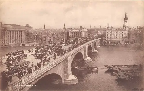 BR61129 Schiffsbateaux Doppeldeckerbus Streitwagen London UK