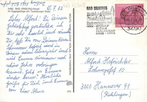 BG13308 Bad Druiburg Multi Views Eggebirge am Teutoburger Germany