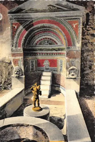 B52970 Pompeji Das Mosaik Brunnenhaus Italien
