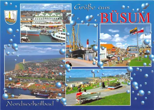 BG9980 Schiff Bateaux Nordseeheilbad Busum Germany