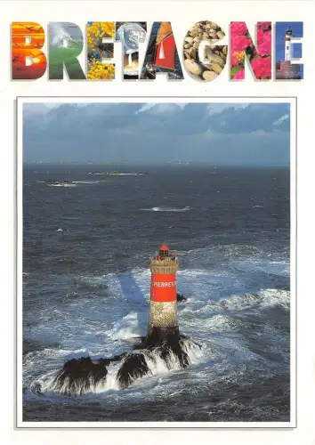 B51506 Leuchtturm Le Phare des Pierres noires Bretagne Frankreich