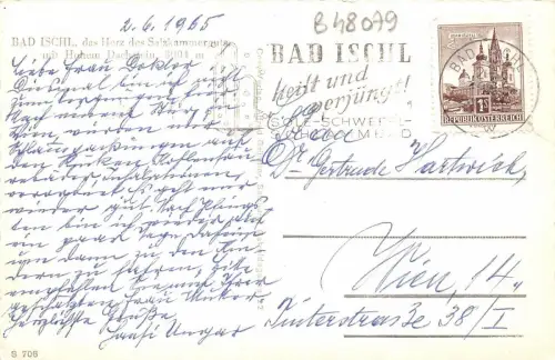 B48079 Bad Ischl das Herz des Salzkammerguts Österreich