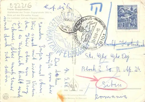 B22216 Seilbahn in Tirol 1968